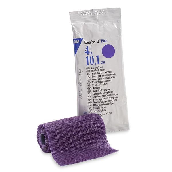 3M™ Scotchcast™ Plus Cast Tape 4 Inch X 12 Foot Fiberglass / Resin Purple (199971_BX) 10/BX