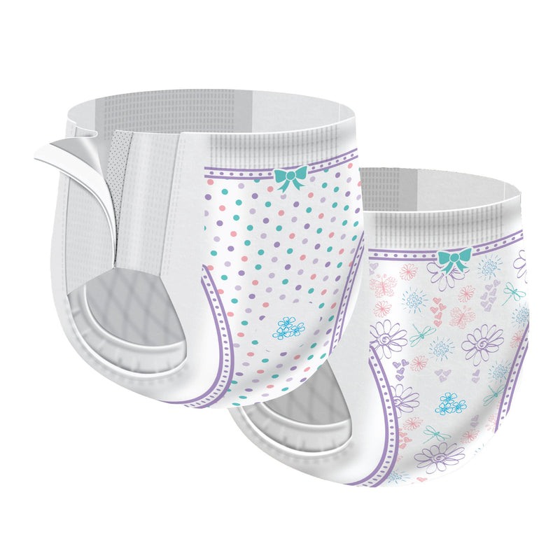 Cutie Pants® Female Toddler Training Pants Size 4T to 5T Disposable Heavy Absorbency (831582_CS) 76/CS