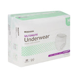 McKesson Unisex Adult Absorbent Underwear Pull On with Tear Away Seams Medium Disposable Heavy Absorbency (1123835_CS) 80/CS