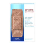 Band-Aid® Water Block® Tough Strips™ XL Adhesive Strip 1-3/4 X 4 Inch Plastic Rectangle Tan Sterile (1228803_BX) 10/BX