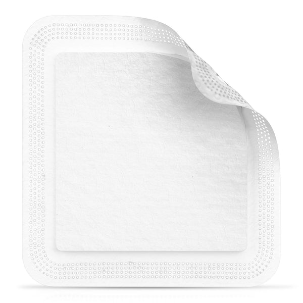 Duramax S Super Absorbent Dressing Silicone Adhesive 4 X 4 Inch Square (1232915_CS) 400/CS