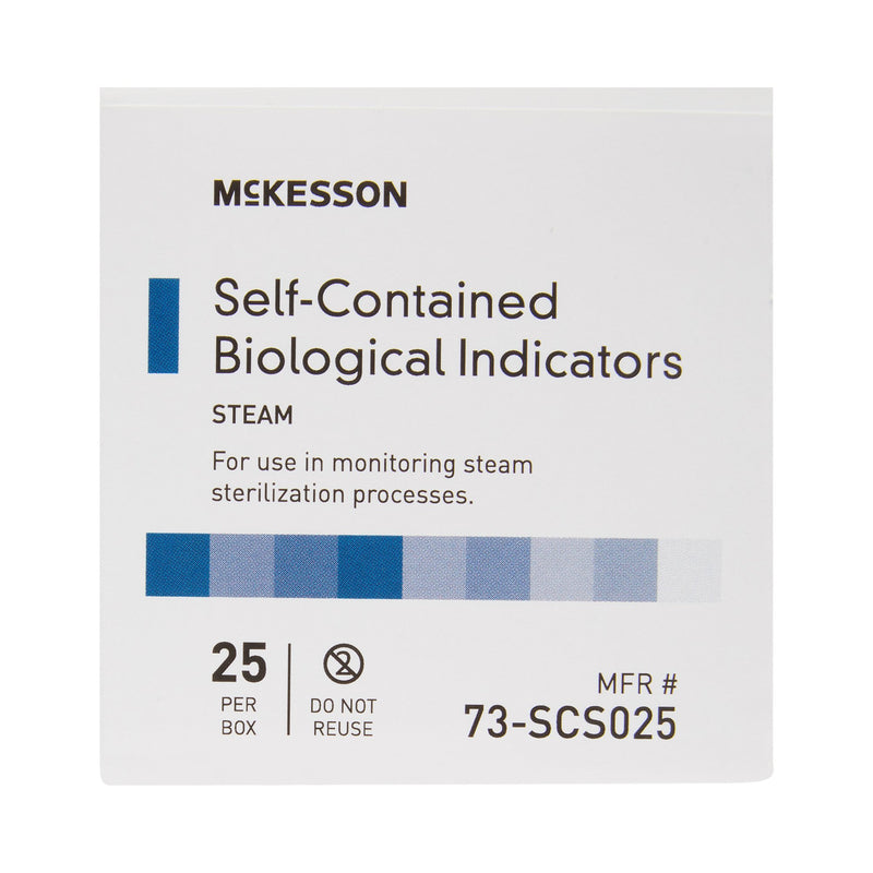 McKesson Sterilization Biological Indicator Vial Steam (524877_CS) 250/CS