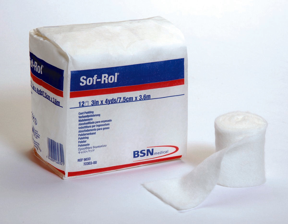 Compression Padded Rol Sof-Rol® Cast Padding Undercast 2 Inch X 4 Yard Rayon NonSterile (4896 ...