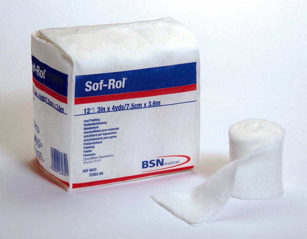 Sof-Rol® Cast Padding Undercast 2 Inch X 4 Yard Rayon NonSterile (4896_CS) 144/CS