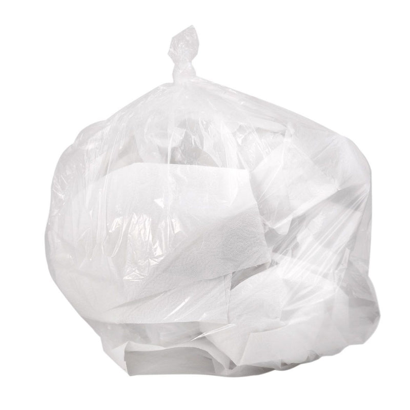 Colonial Bag Trash Bag 30 gal. Clear LLDPE 0.45 mil 30 X 36 Inch X-Seal Bottom Coreless Roll (884699_CS) 1/CS