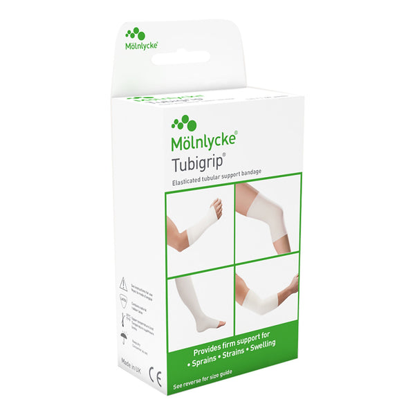Tubigrip® Elastic Tubular Support Bandage 3-1/2 Inch X 1 Yard Large Ankle / Medium Knee / Small Thigh Pull On Natural NonSterile Size E Standard Compression (683725_BX) 12/BX