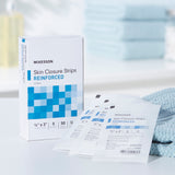 McKesson Skin Closure Strip 1/8 X 3 Inch Nonwoven Material Reinforced Strip White (876305_CS) 200/CS