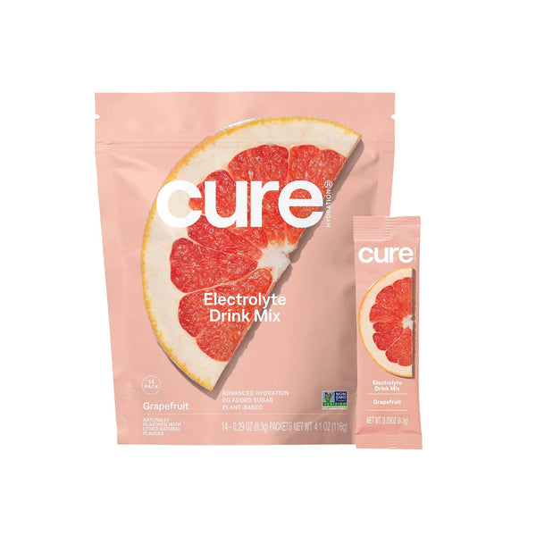 Cure® Oral Electrolyte Solution Grapefruit Flavor 8.3 Gram Electrolyte (1256709_PK) 14/PK