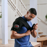 Hyperice Venom 2 Heat and Massage Therapy Wrap Shoulder One Size Fits Most Neoprene / Silicone Reusable (1235917_EA) 1/EA