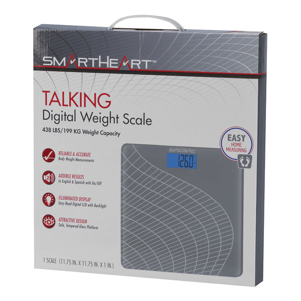 Veridian® Floor Scale Digital Display 438 lbs. / 199 kg Capacity Gray Battery Operated (1218868_EA) 1/EA