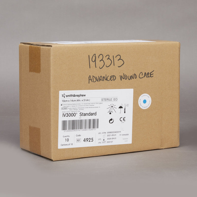IV3000™ Catheter Securement Dressing Film 4 X 5 Inch Sterile (193313_BX) 10/BX