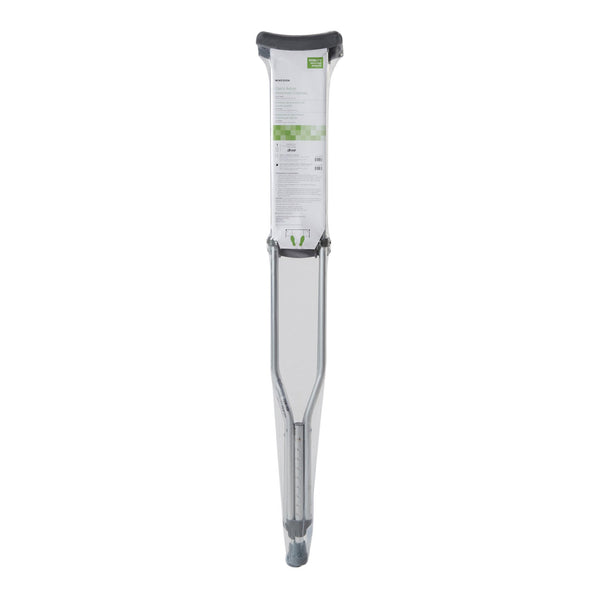 McKesson Underarm Crutches Tall Adult 5 Foot 10 Inch to 6 Foot 6 Inch User Height Aluminum Frame 350 lbs. Weight Capacity (1065232_PR) 1/PR