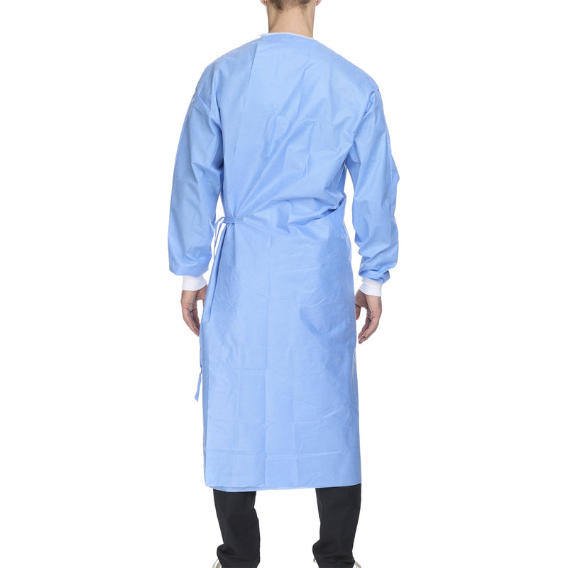 McKesson Non-Reinforced Surgical Gown with Towel X-Large Blue Sterile AAMI Level 3 Disposable (1104453_CS) 28/CS