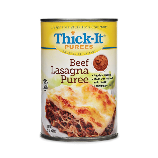 Thick-It® Thickened Food 15 oz. Can Beef Lasagna Flavor Puree IDDSI Level 4 Extremely Thick/Pureed (993499_EA) 1/EA