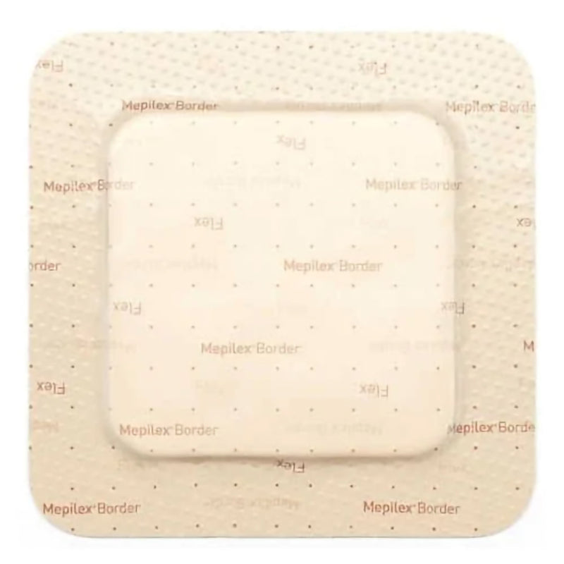 Mepilex® Border Flex Foam Dressing 3 X 3 Inch With Border Film Backing Silicone Adhesive Square Sterile (1114379_CS) 50/CS