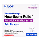 Major® Antacid 20 mg Strength Tablet 50 per Box (1103621_BT) 1/BT