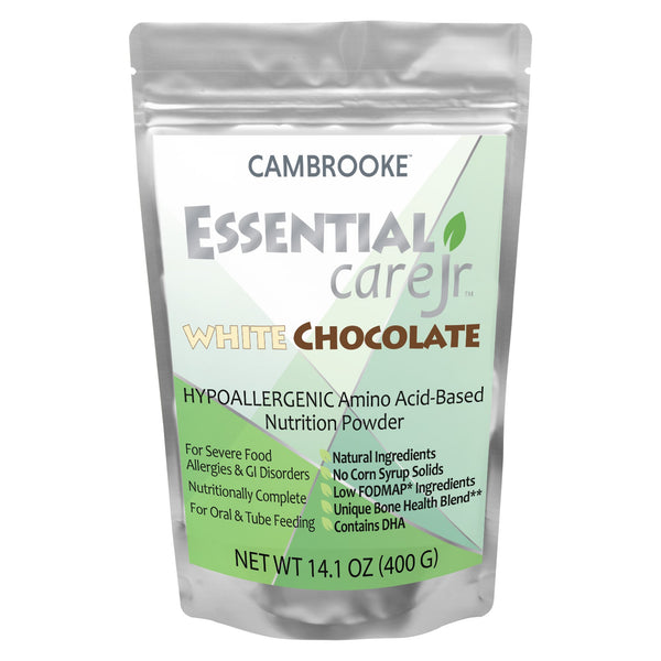 Essential Care Jr™ Pediatric Oral Supplement White Chocolate Flavor 14.1 oz. Pouch Powder Amino Acid Food Allergies (1190433_CS) 6/CS