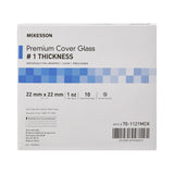 McKesson Cover Glass Square No. 1 Thickness 22 X 22 mm (938364_PK) 1/PK