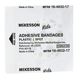 McKesson Kids™ Adhesive Spot Bandage 1 Inch Plastic Round Kid Design (Assorted Prints) Sterile (1110981_CS) 2400/CS