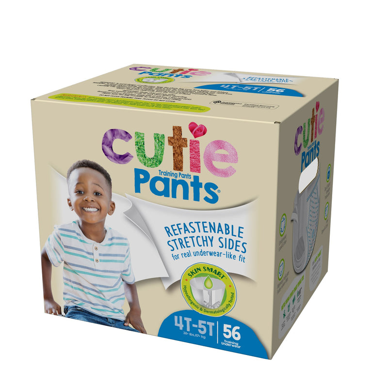 Cutie Pants® Male Toddler Training Pants Size 4T to 5T Disposable Heavy Absorbency (831581_CS) 76/CS