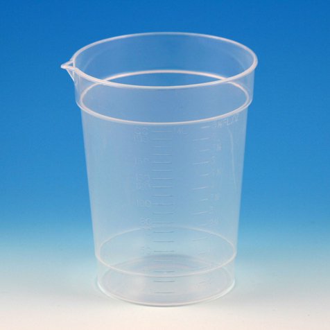 Globe Scientific Specimen Container with Pour Spout 2-1/8 X 3-7/16 Inch 192 mL (6.5 oz.) Without Closure Unprinted NonSterile (541908_PK) 25/PK