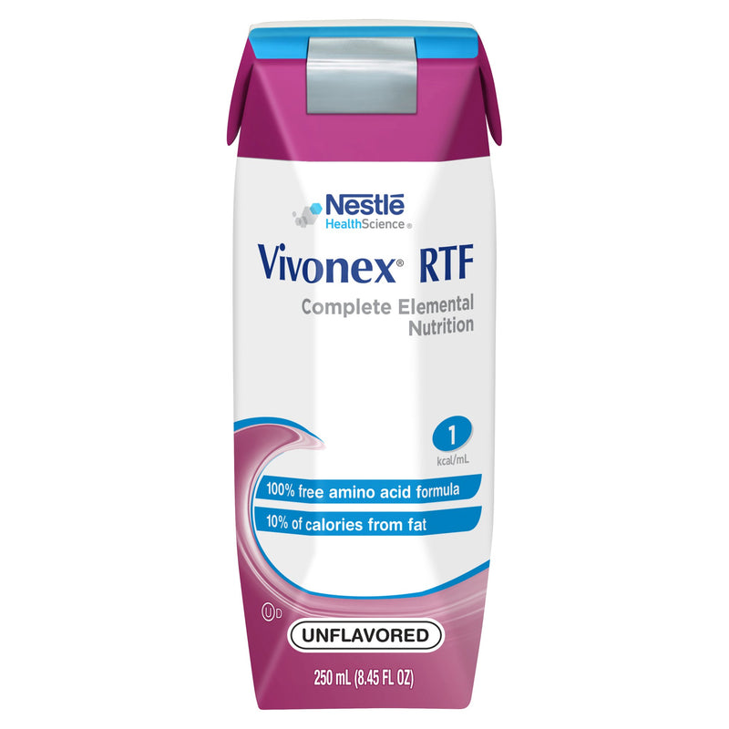 Vivonex® RTF Tube Feeding Formula Unflavored Liquid 250 mL Carton (461283_EA) 1/EA
