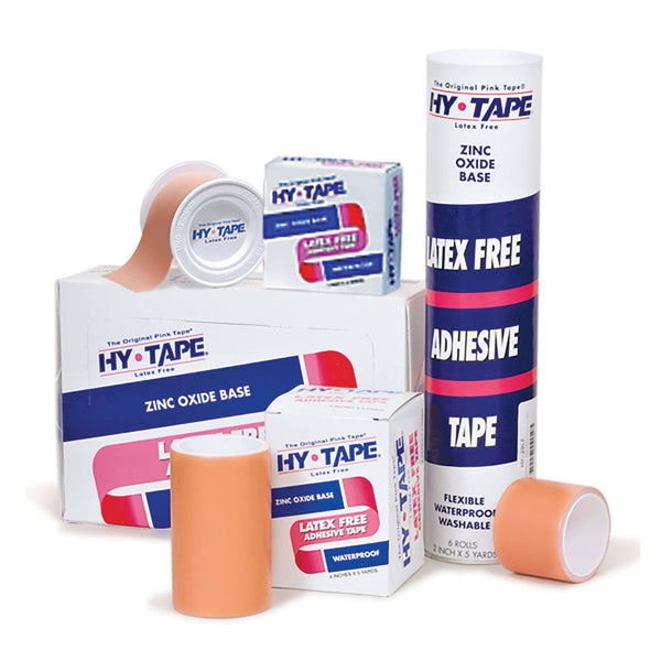 Hy-Tape® Waterproof Medical Tape Pink 1-1/2 Inch X 5 Yard Zinc Oxide Adhesive Zinc Oxide NonSterile (832955_BX) 1/BX