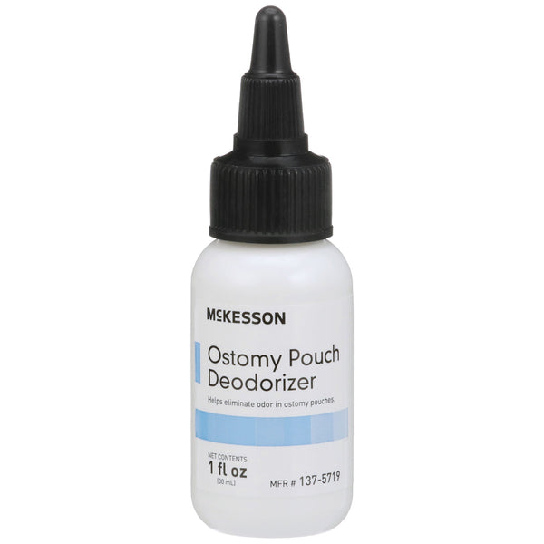 McKesson Ostomy Appliance Deodorant 1 oz., Dropper Bottle, Unscented (1081291_CS) 12/CS