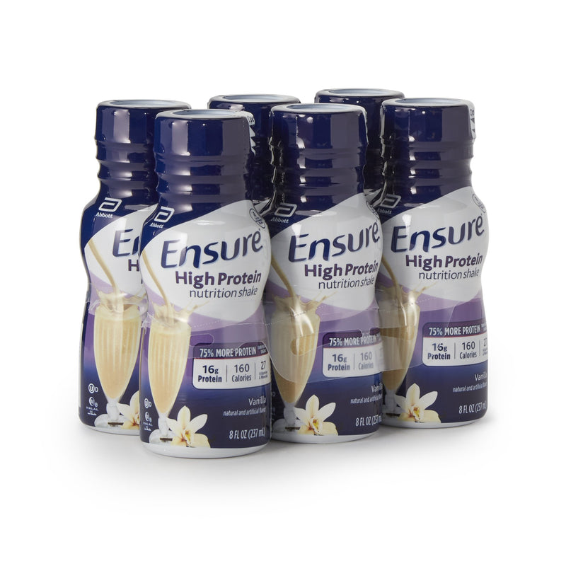 Ensure® High Protein Shake Oral Supplement Vanilla Flavor Liquid 8 oz. Bottle (995521_CS) 24/CS