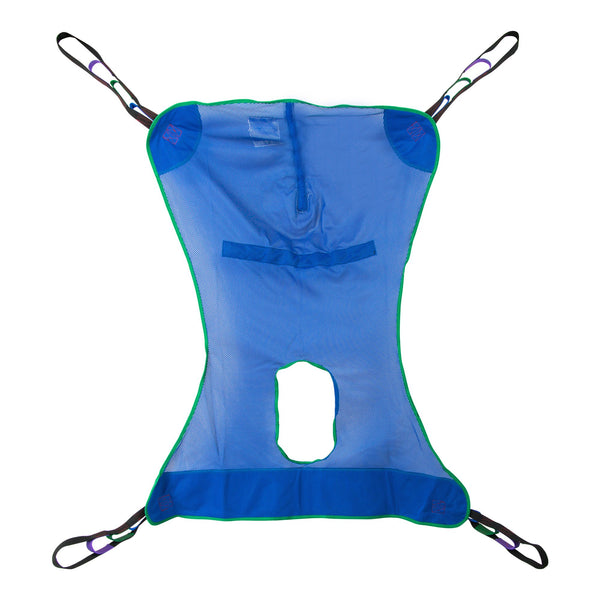McKesson Full Body Commode Sling 4 or 6 Point Cradle Without Head Support Medium 600 lbs. Weight Capacity (1065248_CS) 12/CS