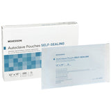 McKesson Sterilization Pouch Ethylene Oxide (EO) Gas / Steam 12 X 15 Inch Transparent Blue / White Self Seal Paper / Film (960947_CS) 1000/CS