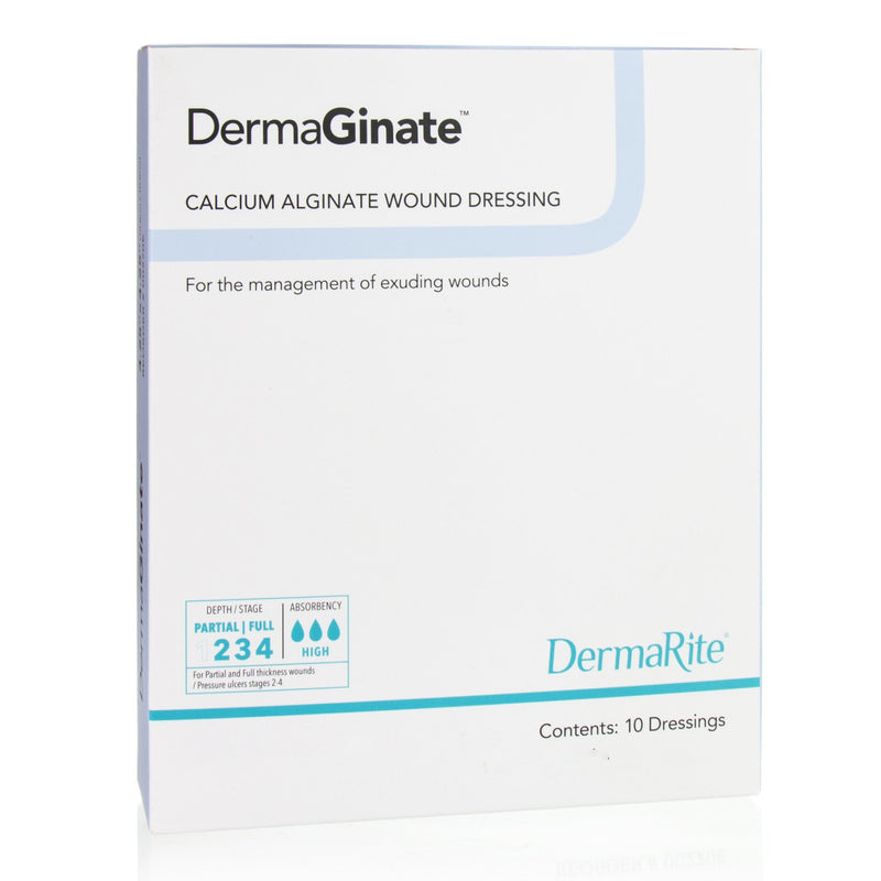 DermaGinate® Alginate Dressing 2 X 2 Inch Square (727076_EA) 1/EA