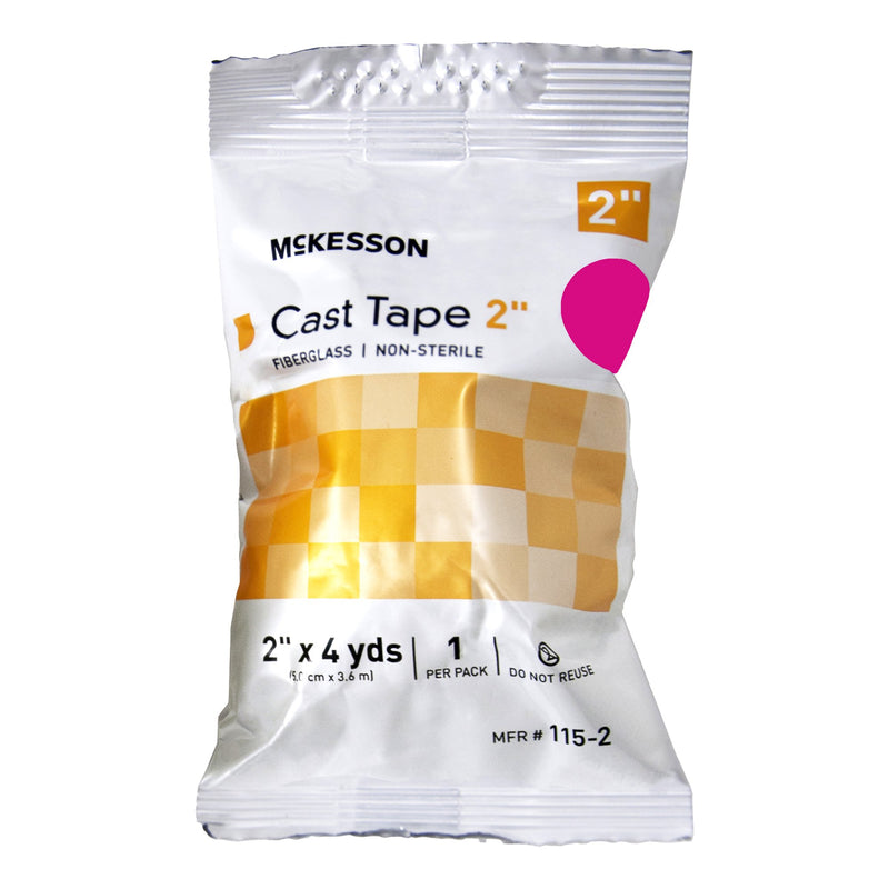 McKesson Cast Tape 2 Inch X 12 Foot Fiberglass Pink (733689_BX) 10/BX