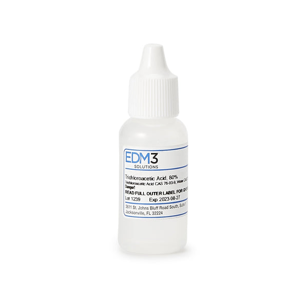 EDM 3 LLC Chemistry Reagent Trichloroacetic Acid ACS Grade 80% 15 mL (444355_EA) 1/EA