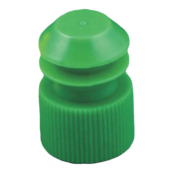 McKesson Tube Closure Polyethylene Flanged Plug Cap Green 13 mm For Use with 13 mm Blood Drawing Tubes, Glass Test Tubes, Plastic Culture Tubes NonSterile (1175279_CS) 20000/CS
