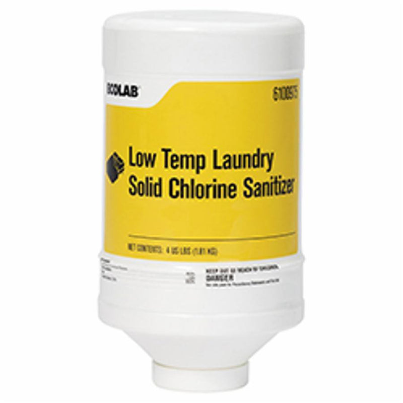 Low-Temp Laundry Sanitizer 4 lbs. Dispenser Bottle Solid Chlorine Scent (1095280_CS) 2/CS