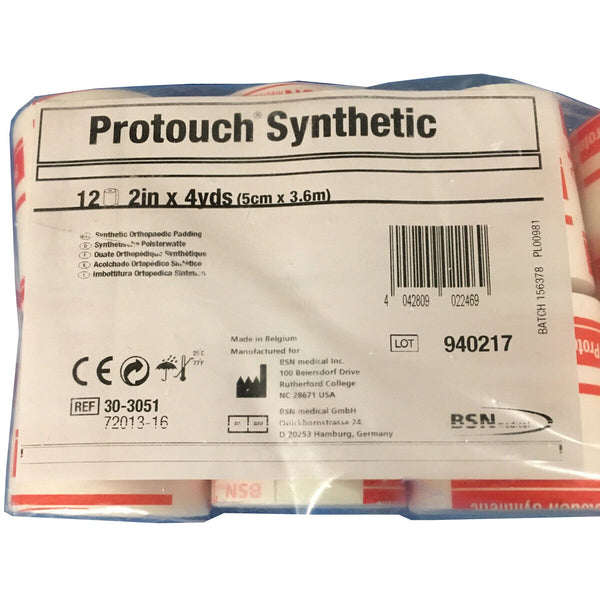 Protouch® Synthetic Cast Padding Undercast 2 Inch X 4 Yard Synthetic NonSterile (364110_PK) 12/PK