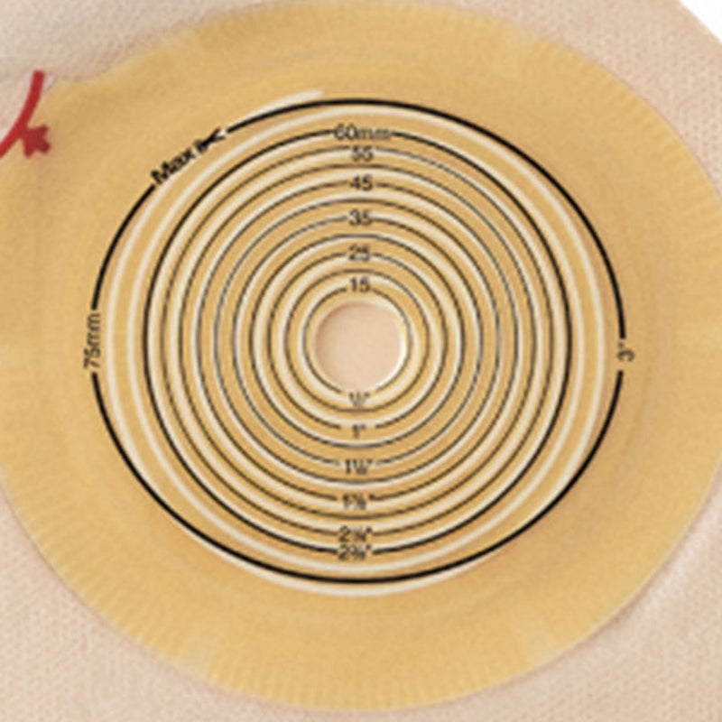 Assura® Inspire Soft Seal Ostomy Pouch One-Piece System 11-1/4 Inch Length Convex, Trim to Fit 12 to 75 mm Stoma Drainable (698880_BX) 10/BX