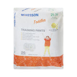 McKesson Unisex Toddler Training Pants Pull On with Tear Away Seams Size 2T to 3T Disposable Heavy Absorbency (1144481_CS) 4/CS