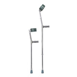 Mckesson Forearm Crutches Adult Steel Frame 300 lbs. Weight Capacity (1095260_BX) 1/BX