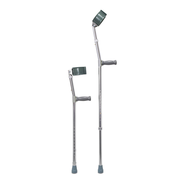 Mckesson Forearm Crutches Adult Steel Frame 300 lbs. Weight Capacity (1095260_CS) 6/CS