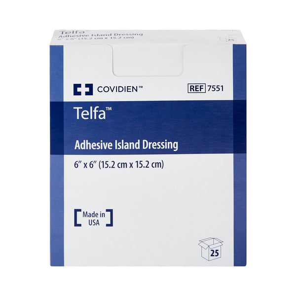 Telfa™ Island Dressing 6 X 6 Inch Square Sterile (459064_EA) 1/EA