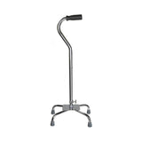 McKesson Large Base Quad Cane Steel 29 to 37-1/2 Inch Height Chrome (1065218_EA) 1/EA