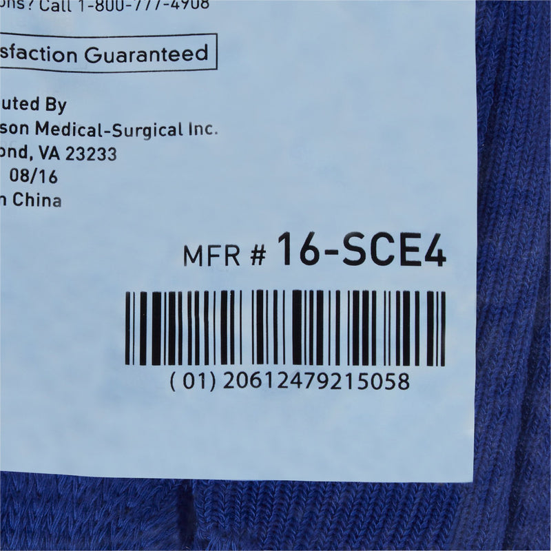 McKesson Slipper Socks Unisex Adult Bariatric / X-Wide Single Tread Single Patient Use Royal Blue (1038462_CS) 48/CS