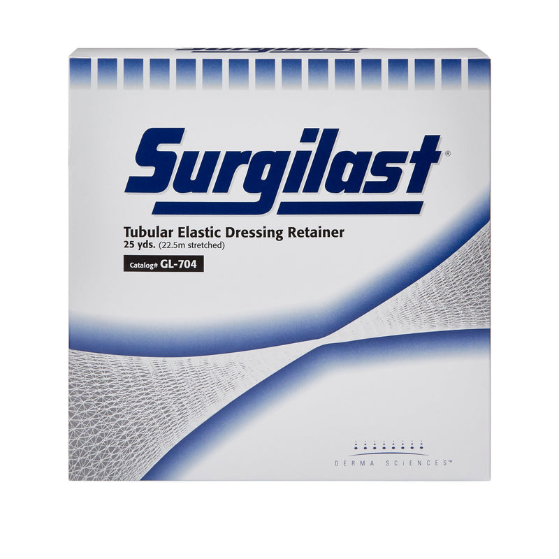 Surgilast® Elastic Net Retainer Dressing Tubular Elastic 25 Yard Size 4 White Large Hand / Arm / Leg / Foot NonSterile (450915_BX) 1/BX