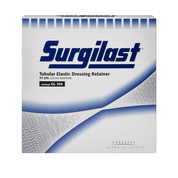 Surgilast® Elastic Net Retainer Dressing Tubular Elastic 25 Yard Size 4 White Large Hand / Arm / Leg / Foot NonSterile (450915_RL) 1/RL