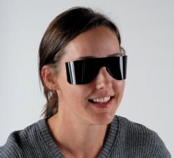 Easy Eyes Roll Ups Post Mydriatic Glasses Bronze Tint Film Lens Slip-in One Size Fits Most (670277_EA) 1/EA