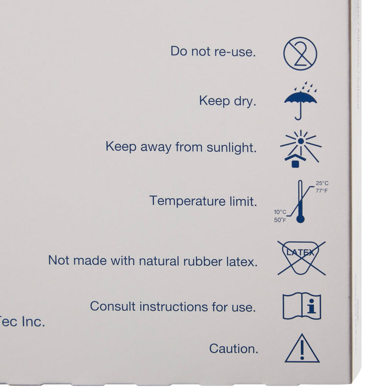 Aquacel® Foam Dressing 5-1/2 X 8 Inch With Border Waterproof Film Backing Silicone Adhesive Heel Sterile (802597_EA) 1/EA