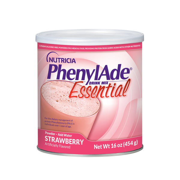 PhenylAde® Oral Supplement Strawberry Flavor Powder 16 oz. / 454 Gram Canister (1262874_CS) 6/CS