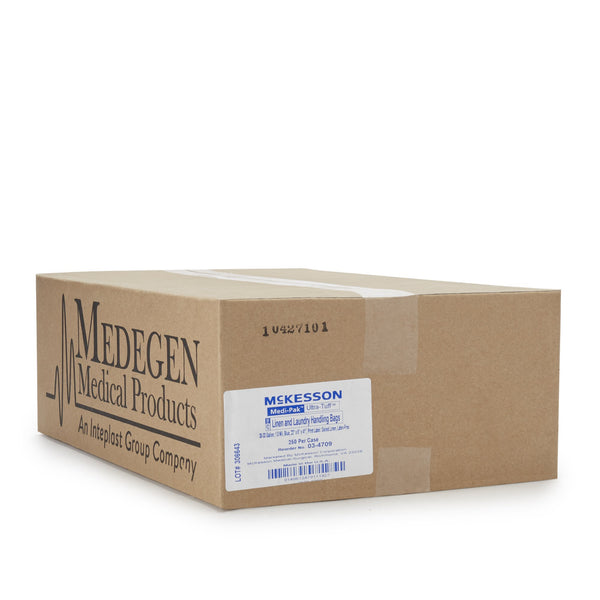 McKesson Soiled Linen Bag 30 to 33 gal. 8 X 23 X 41 Inch Disposable (140460_CS) 250/CS